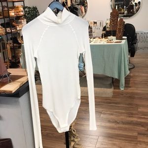 Free people Mock turtleneck body suit
